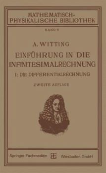 Paperback Einführung in Die Infinitesimalrechnung: I: Die Differentialrechnung [German] Book