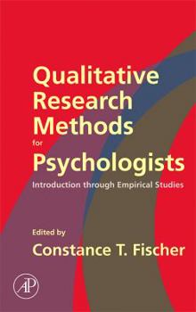 Hardcover Qualitative Research Methods for Psychologists: Introduction Through Empirical Studies Book