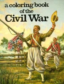 Paperback Coloring Book of the Civil War Book