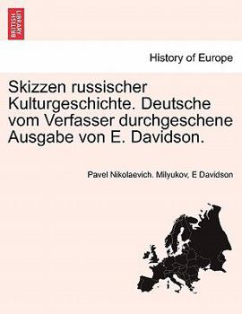 Paperback Skizzen russischen Kulturgeschichte [German] Book