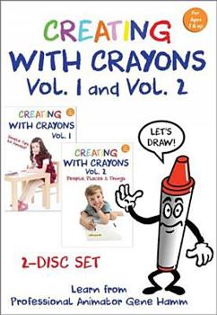 DVD Creating with Crayons Volumes 1 and 2 Book
