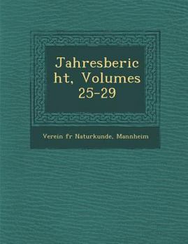 Paperback Jahresbericht, Volumes 25-29 [German] Book