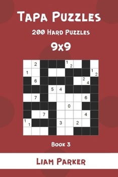 Paperback Tapa Puzzles - 200 Hard Puzzles 9x9 Book 3 Book