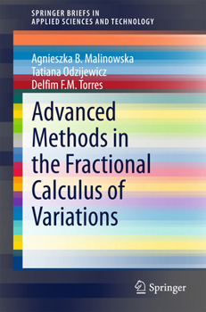 Paperback Advanced Methods in the Fractional Calculus of Variations Book