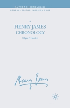 Paperback A Henry James Chronology Book