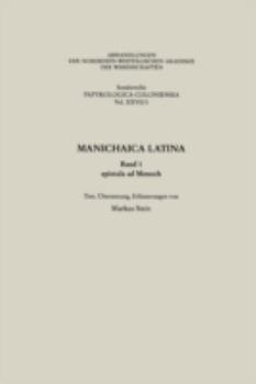 Paperback Manichaica Latina: Epistula AD Menoch [German] Book