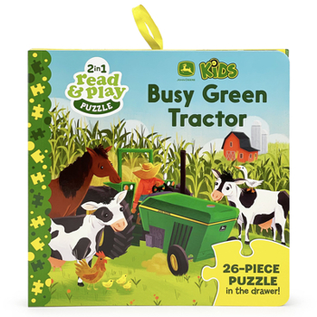 Board book John Deere Kids Busy Green Tractor Book