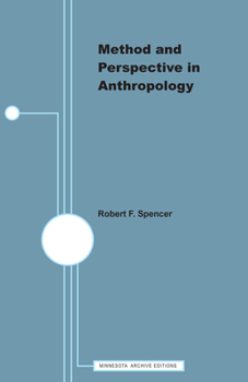 Paperback Method and Perspective in Anthropology: Papers in Honor of Wilson D. Wallis Book