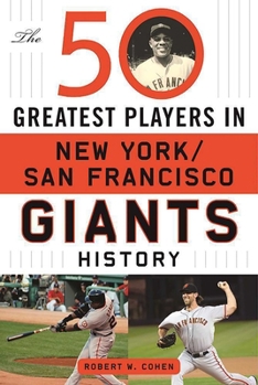 Hardcover The 50 Greatest Players in San Francisco/New York Giants History Book