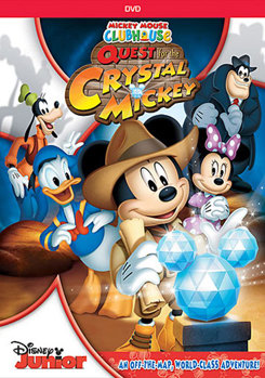 DVD Mickey Mouse Clubhouse: Quest for the Crystal Mickey Book