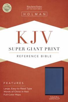 Imitation Leather Super Giant Print Reference Bible-KJV [Large Print] Book