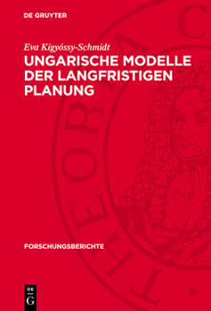 Hardcover Ungarische Modelle Der Langfristigen Planung [German] Book