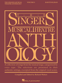 Paperback Singer's Musical Theatre Anthology, Volume 5 Baritone/Bass Book