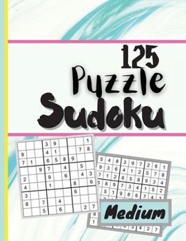 Paperback 125 Puzzle Sudoku Book