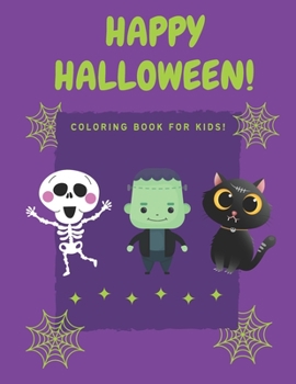 Paperback Halloween Coloring Book: Kids Book