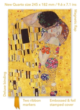 Misc. Gustav Klimt: The Kiss (Foiled Quarto Journal) Book