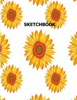 Paperback Sketchbook: Sunflower Book