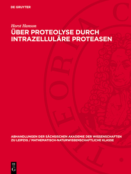Hardcover Über Proteolyse durch intrazelluläre Proteasen [German] Book