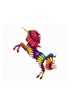 Paperback Rainbow Unicorns: Mood Tracker Book