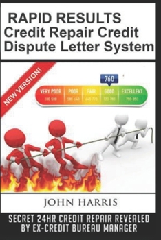 Paperback RAPID RESULTS Credit Repair Credit Dispute Letter System Book