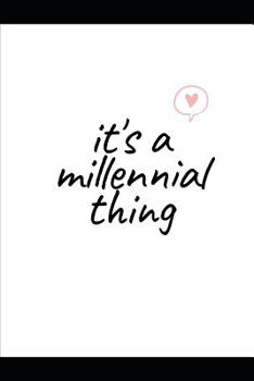 Paperback Its a millennial thing Book
