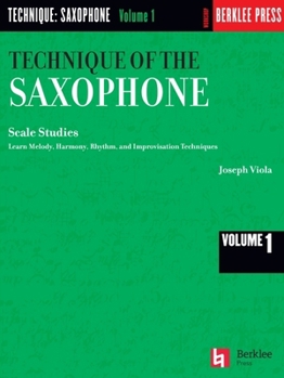 Paperback Technique of the Saxophone - Volume 1: Scale Studies Book