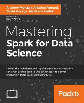 Paperback Mastering Spark for Data Science Book