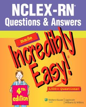 Paperback NCLEX-RN Questions & Answers Made Incredibly Easy! Book