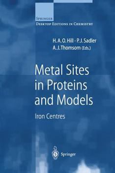 Paperback Metal Sites in Proteins and Models: Iron Centres Book