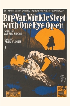 Paperback Vintage Journal Sheet Music with Rip Van Winkle Book