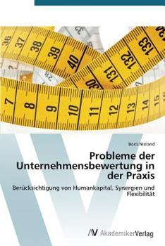 Paperback Probleme Der Unternehmensbewertung in Der Praxis [German] Book