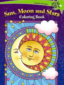 Paperback Spark Sun, Moon and Stars Coloring Book