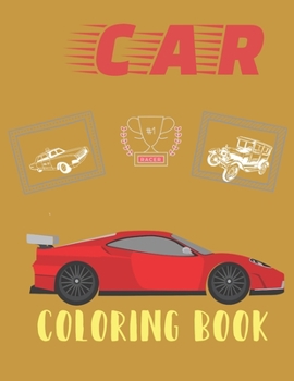Paperback Car coloring book