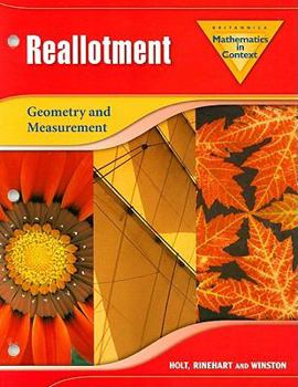 Paperback Mathematics in Context: Reallotment: Geometry and Measurement Book