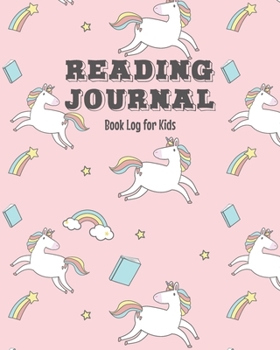 Paperback Reading Journal: Book Log for Kids - Unicorn Version 8 x 10 Book