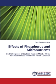 Paperback Effects of Phosphorus and Micronutrients Book