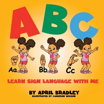 Paperback ABC Learn Sign Language With Me Book