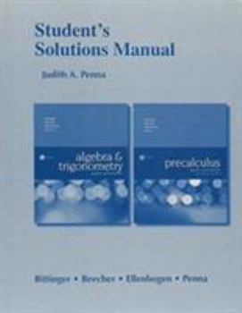 Student Solutions Manual for Algebra and Trigonometry: Graphs and Models