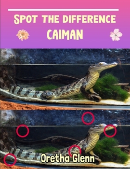 Paperback Spot the difference Caiman: Picture puzzles for adults Can You Really Find All the Differences? Book