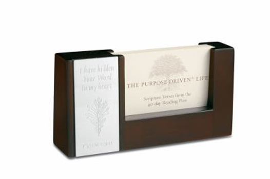 Cards Purpose-Driven Life Scripture Keeper Plus With Cards Book