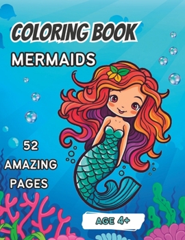 Paperback Coloring book for kids: Mermaids Book