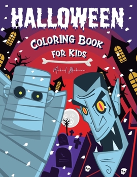 Paperback Halloween Coloring Book: for Kids Book