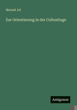 Paperback Zur Orientierung in der Cultusfrage [German] Book