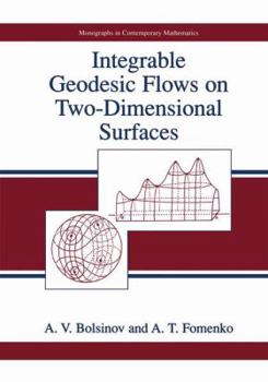 Paperback Integrable Geodesic Flows on Two-Dimensional Surfaces Book