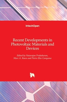 Hardcover Recent Developments in Photovoltaic Materials and Devices Book