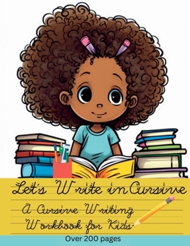Paperback Let's Write in Cursive: A cursive writing workbook for kids by Simona Rose Boutique Book