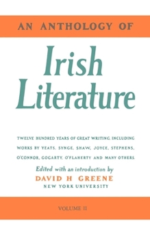 Paperback An Anthology of Irish Literature (Vol. 2) Book