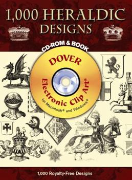 Paperback 1,000 Heraldic Designs [With CDROM] Book