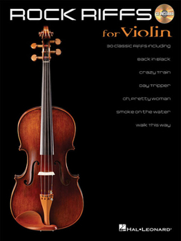 Paperback Rock Riffs: For Violin Book