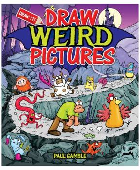 Paperback Draw Weird Pictures Book